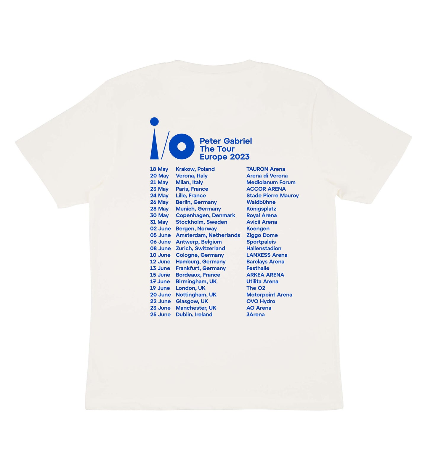 i/o European Tour Stock Clothing