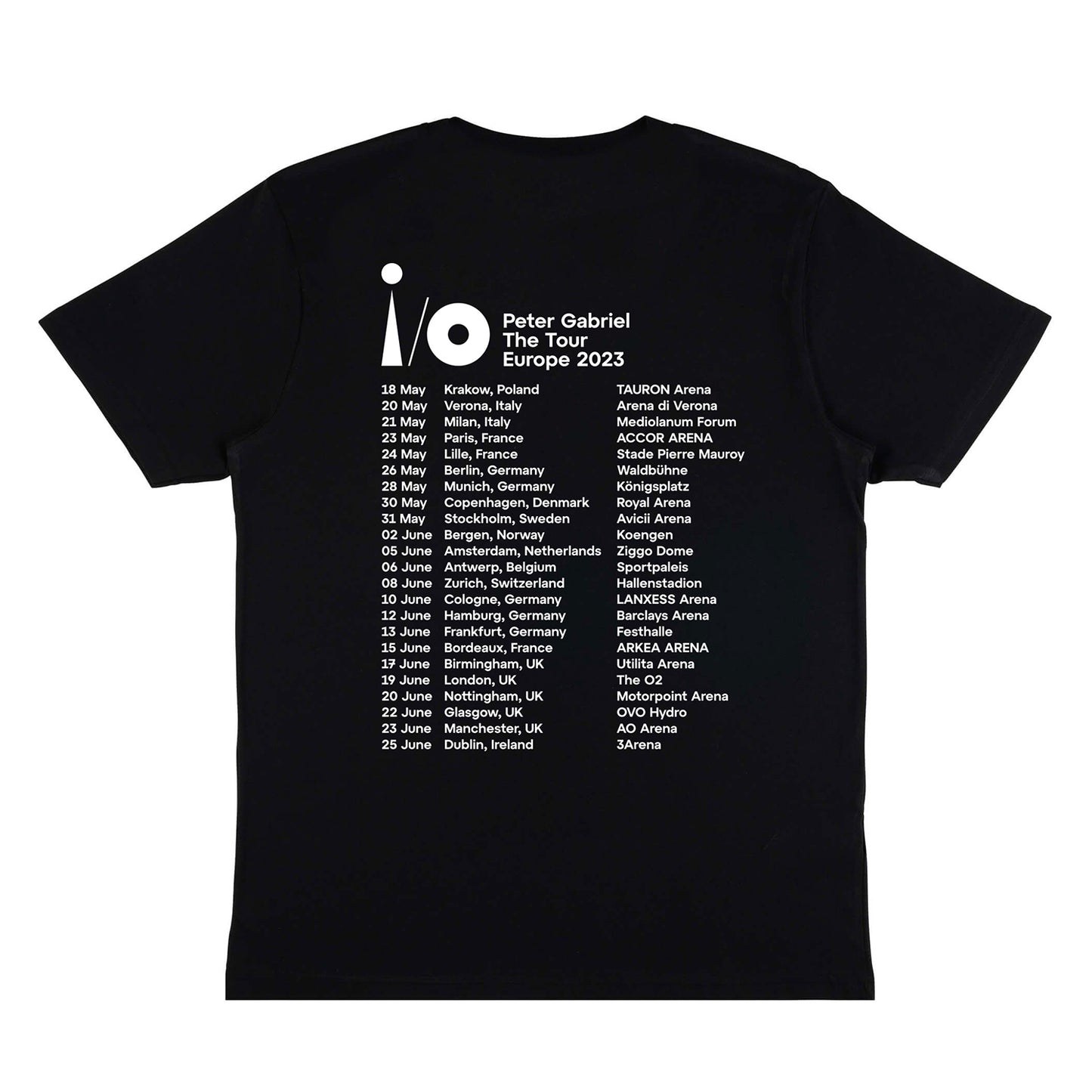 i/o European Tour Stock Clothing