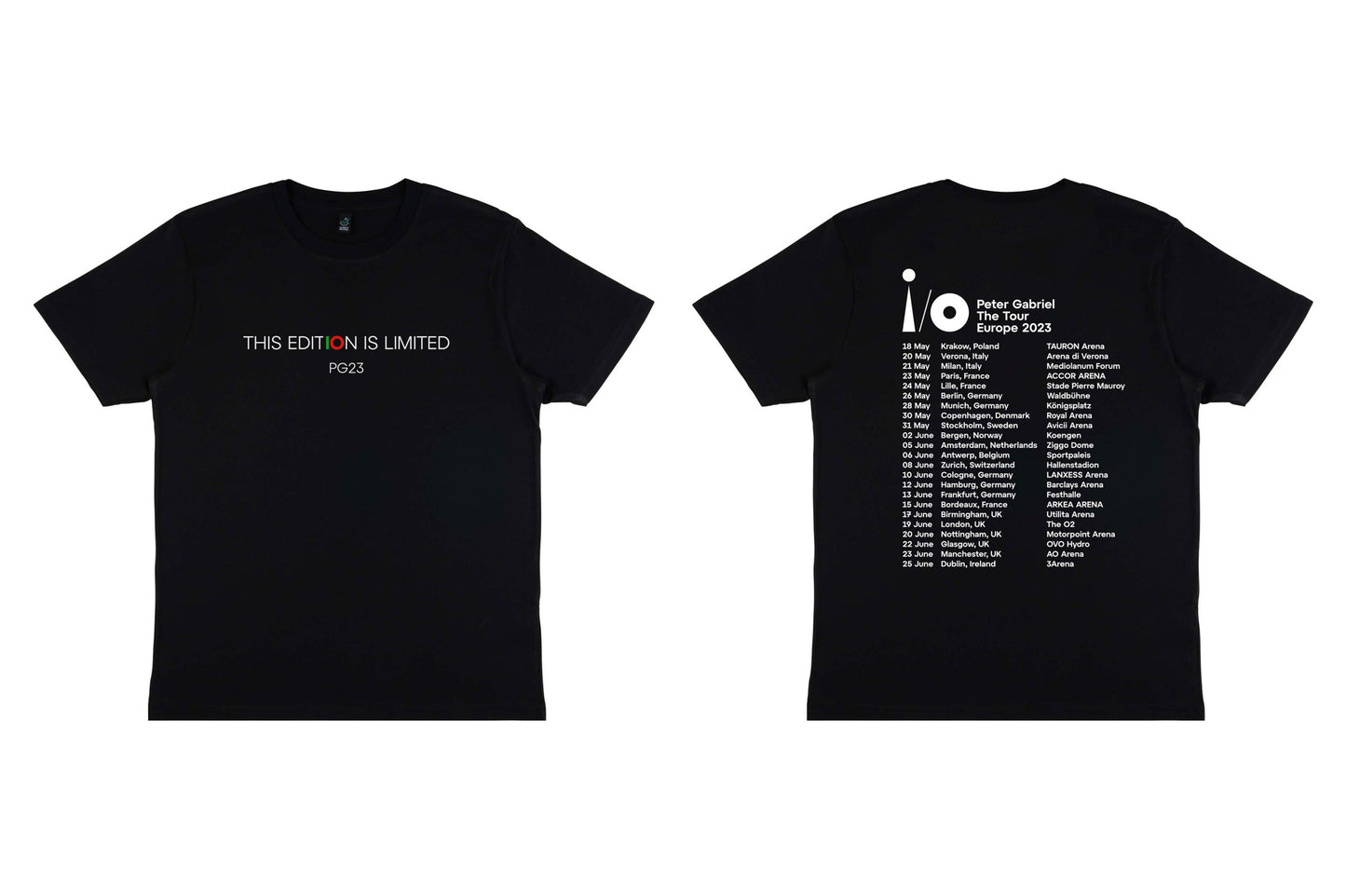 i/o European Tour Stock Clothing