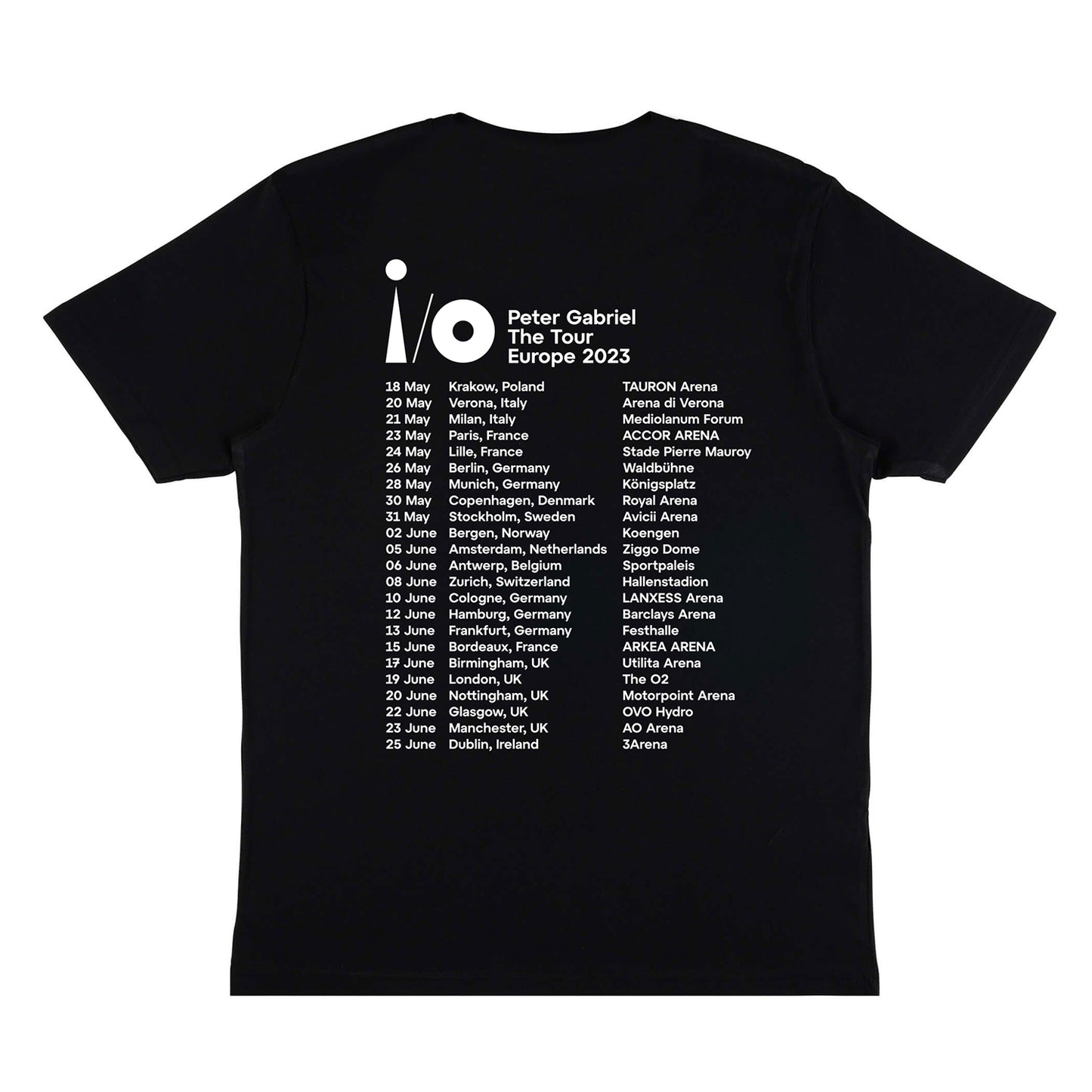 i/o European Tour Stock Clothing